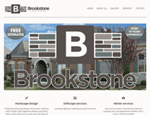 Tablet Screenshot of brookstonelandscape.com